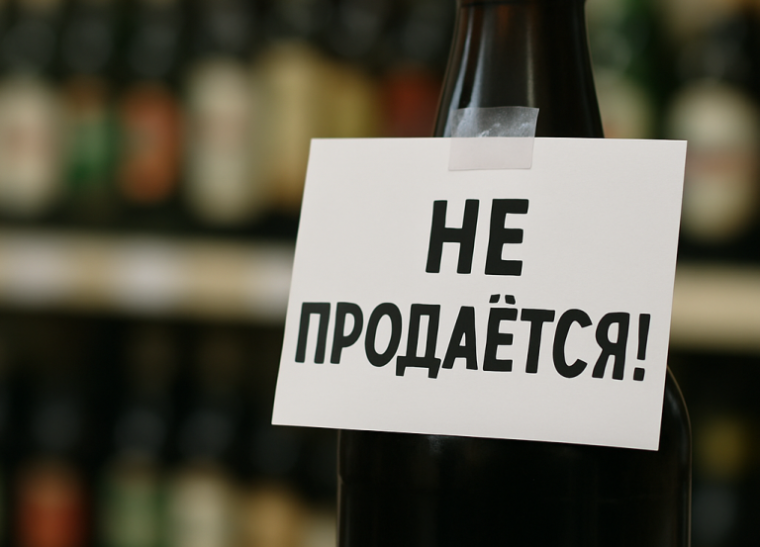 О запрете розничной продажи алкогольной продукции.