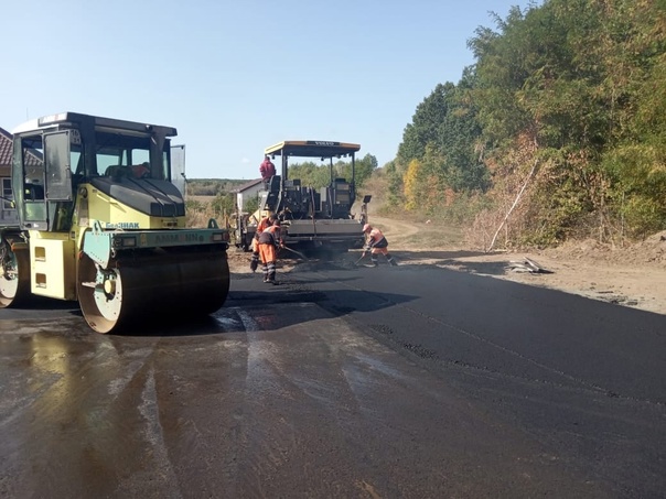 Капитальный ремонт дороги на улице Песчаной.